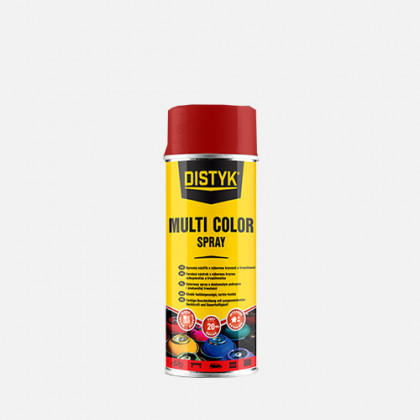 Den Braven - MULTI COLOR SPRAY Distyk, sprej 400 ml, transparentní lak, RAL 9199