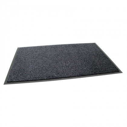 Antracitová vnitřní čistící vstupní rohož FLOMA Briljant (Bfl-S1) - 120 x 180 x 0,9 cm