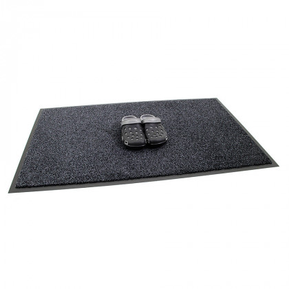 Antracitová vnitřní čistící vstupní rohož FLOMA Briljant (Bfl-S1) - 120 x 180 x 0,9 cm