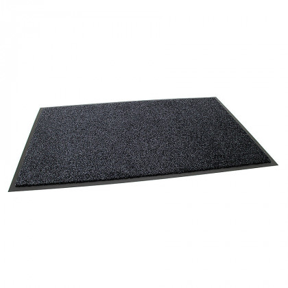 Černá vnitřní čistící vstupní rohož FLOMA Briljant (Bfl-S1) - 120 x 180 x 0,9 cm