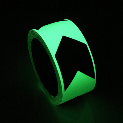 Fotoluminiscenční vyznačovací páska FLOMA Glow in the Dark - 10 m x 5 cm