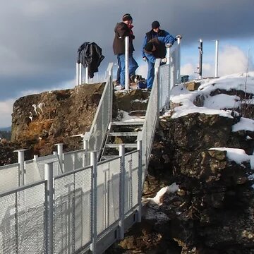 Ocelová pozinkovaná svařovaná schodnice FLOMA - 80 x 27 x 3 cm