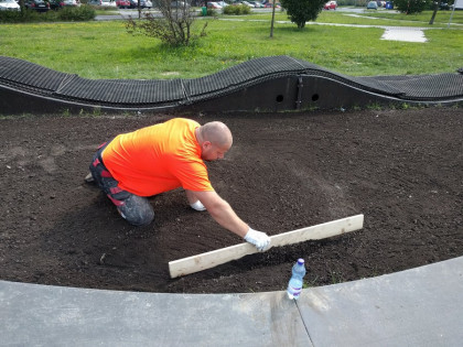 Gumová čistící venkovní vstupní rohož na hrubé nečistoty FLOMA Octomat - 40 x 60 x 2,2 cm