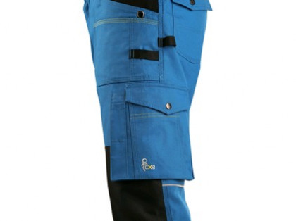 Kalhoty 3/4 CXS STRETCH, pánské, středně modré-černé, vel. 52
