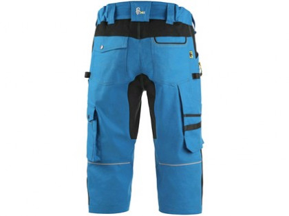 Kalhoty 3/4 CXS STRETCH, pánské, středně modré-černé, vel. 62