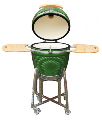 Gril keramický 55 cm + ochranný plášť, pohrabáč