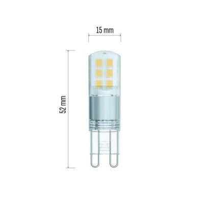LED žárovka Classic JC 2,6W G9 neutrální bílá