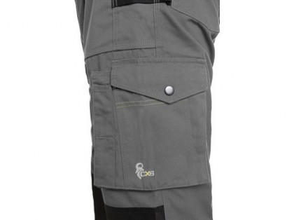 Kalhoty CXS STRETCH, pánské, šedo-černé, vel. 66