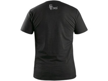 Tričko CXS WILDER, krátký rukáv, potisk CXS logo, černé