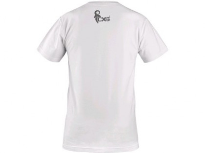 Tričko CXS WILDER, krátký rukáv, potisk CXS logo, bílé
