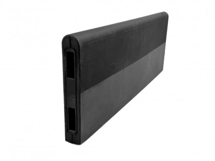 Gumový nárazový ochranný pás (svodidlo) FLOMA UniProtection - 50 x 18 cm a tloušťka 3 cm