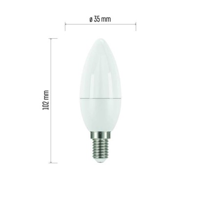 LED žárovka True Light 4,2W E14 teplá bílá