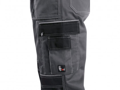 Kalhoty CXS ORION TEODOR, 170-176cm, zimní, pánská, šedo-černé