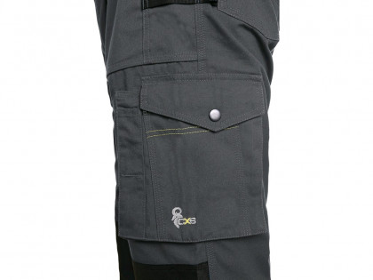Kalhoty CXS STRETCH, pánské, tmavě šedo-černá, vel. 56