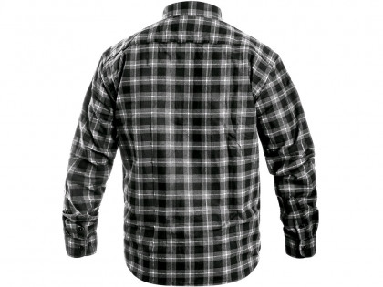 Košile CXS TOM, dlouhý rukáv, pánská, šedo-černá, vel. 41/42