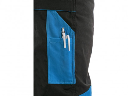Kalhoty CXS SIRIUS BRIGHTON, pánské, černo-modré, vel. 46