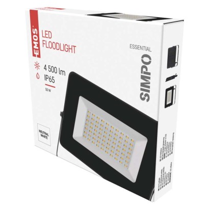 LED reflektor SIMPO 50W neutrální bílá