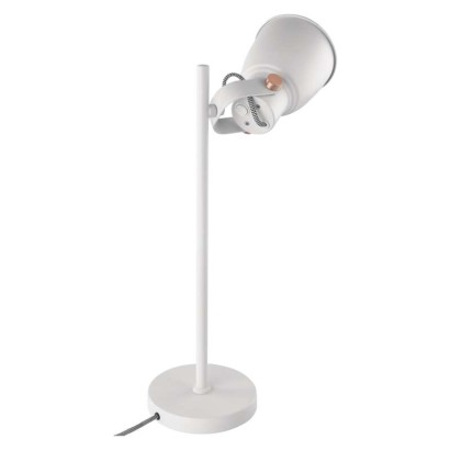 Stolní lampa JULIAN na žárovku E27, bílá
