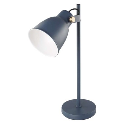 Stolní lampa JULIAN na žárovku E27, modrá