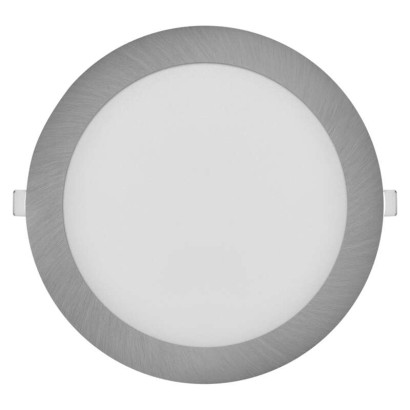 LED vestavné svítidlo NEXXO, kruhové, stříbrné, 18W, se změnou CCT
