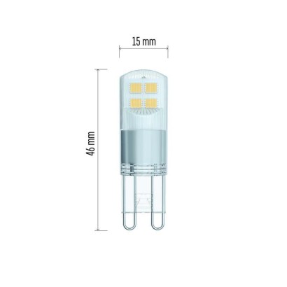 LED žárovka Classic JC 1,9W G9 teplá bílá