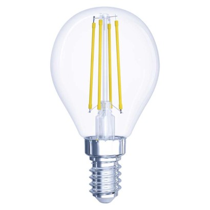 LED žárovka Filament Mini Globe 6W E14 neutrální bílá