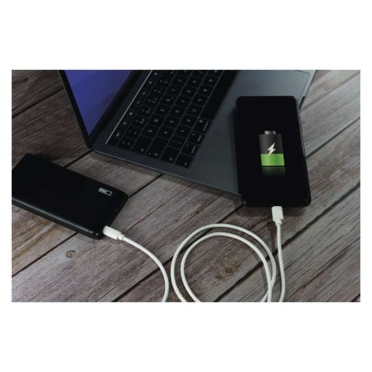 Nabíjecí a datový kabel USB-C 2.0 / Lightning MFi, 1 m, bílý