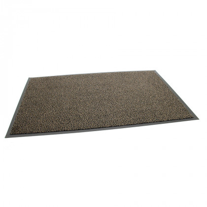 Hnědá vnitřní čistící vstupní rohož FLOMA Mars - 90 x 300 x 0,5 cm