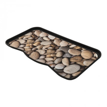Plastový odkapávač na boty FLOMA River Stone - 38 x 75 cm