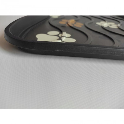 Plastový odkapávač na boty FLOMA Red Stamp Paw - 38 x 75 cm