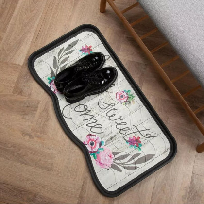 Plastový odkapávač na boty FLOMA Rustic Home - 38 x 75 cm