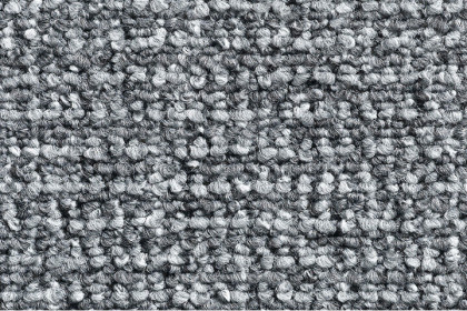 Antracitový kobercový půlkruhový nášlap na schody Stockholm - 17 x 56 cm