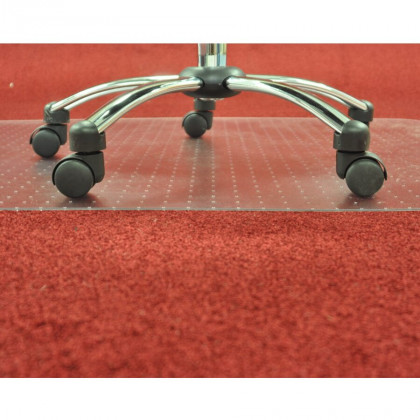 Ochranná podložka pod židli na koberec FLOMA OCMat Uni - 120 x 91 x 0,2 cm