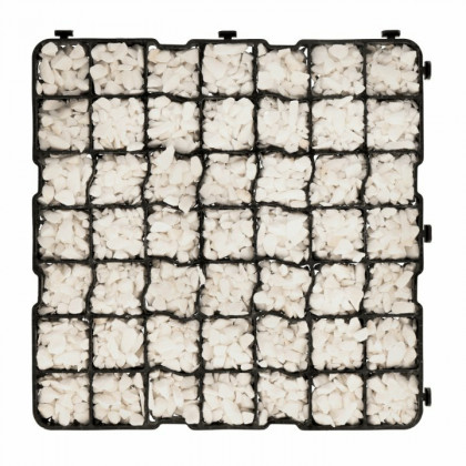 Černá plastová zatravňovací dlažba H30 - 33 x 33 x 3 cm