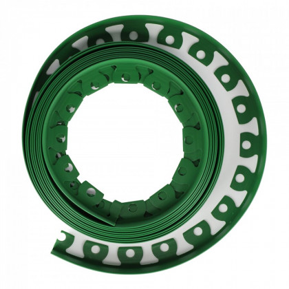 Zelený plastový zahradní obrubník Smart Border - 10 m x 1 cm x 5 cm