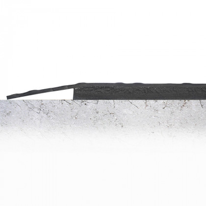 Černá gumová průmyslová protiúnavová olejivzdorná ESD antistatická rohož - 10 m x 100 cm