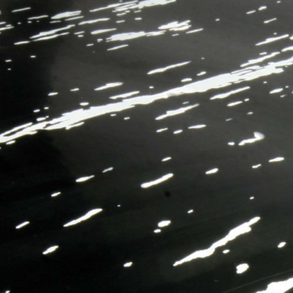 Černá gumová protiúnavová rohož FLOMA Marble - 18,3 m x 90 cm x 1,4 cm