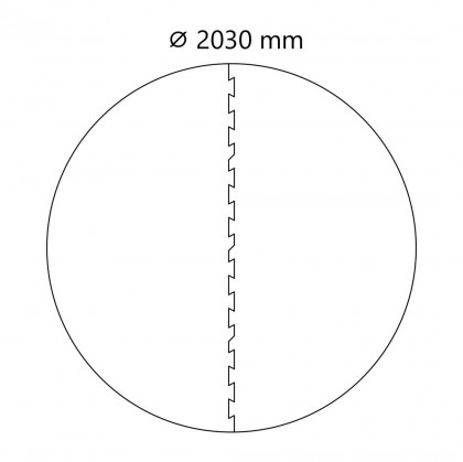 Gumová ochranná tlumící kruhová podložka pod bazén, vířivku FLOMA PoolPad - průměr 203 cm x 0,8 cm