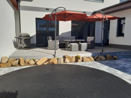 Gumová ochranná tlumící kruhová podložka pod bazén, vířivku FLOMA PoolPad - průměr 503 cm x 0,8 cm