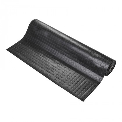 Černá protiskluzová průmyslová rohož COBADOT VINYL - 10 m x 120 cm x 0,25 cm