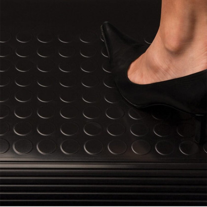 Modrá protiskluzová průmyslová rohož COBADOT VINYL - 10 m x 120 cm x 0,25 cm