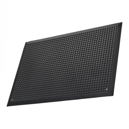 Černá gumová protiúnavová protiskluzová ESD rohož - 120 x 90 x 1,4 cm