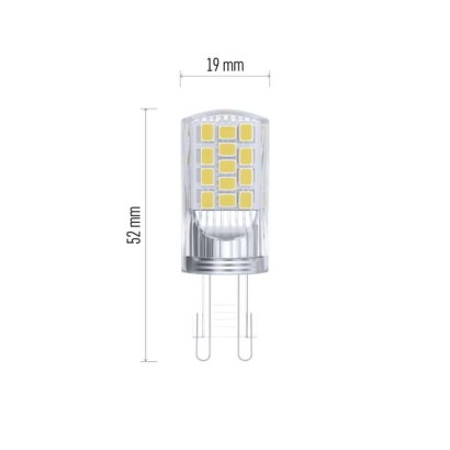 LED žárovka Classic JC 4W G9 teplá bílá