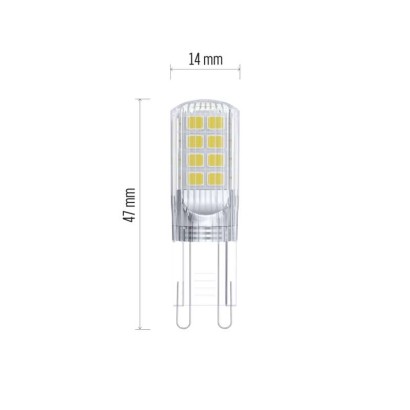 LED žárovka Classic JC 2,5W G9 teplá bílá