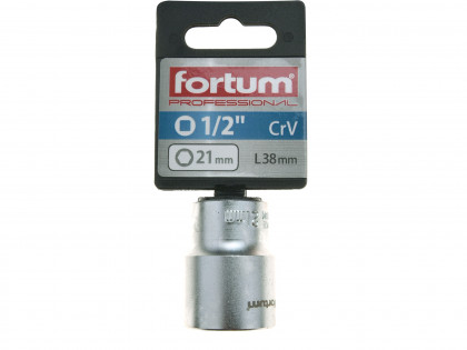 POŠK. OBAL hlavice nástrčná 1/2", 21mm, L 38mm