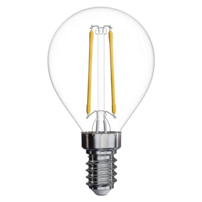 LED žárovka Filament Mini Globe 1,8W E14 neutrální bílá