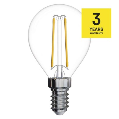 LED žárovka Filament Mini Globe 1,8W E14 neutrální bílá