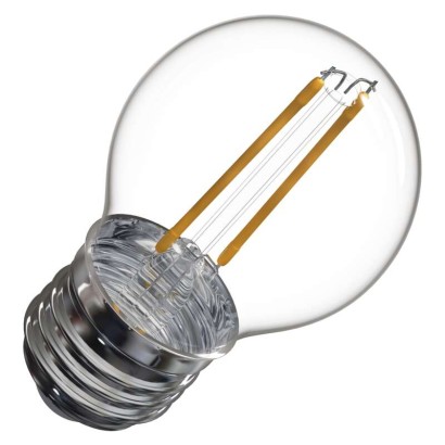 LED žárovka Filament Mini Globe 1,8W E27 teplá bílá