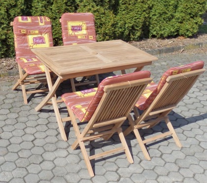 TEAK POHODA SET 4