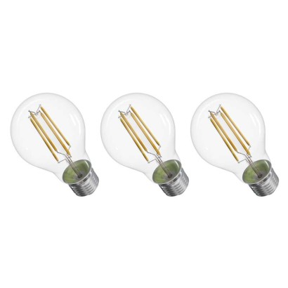 LED žárovka Filament A60 / E27 / 3,8 W (60 W) / 806 lm / teplá bílá